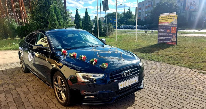 samochody osobowe Audi A5 cena 59500 przebieg: 215000, rok produkcji 2015 z Toruń